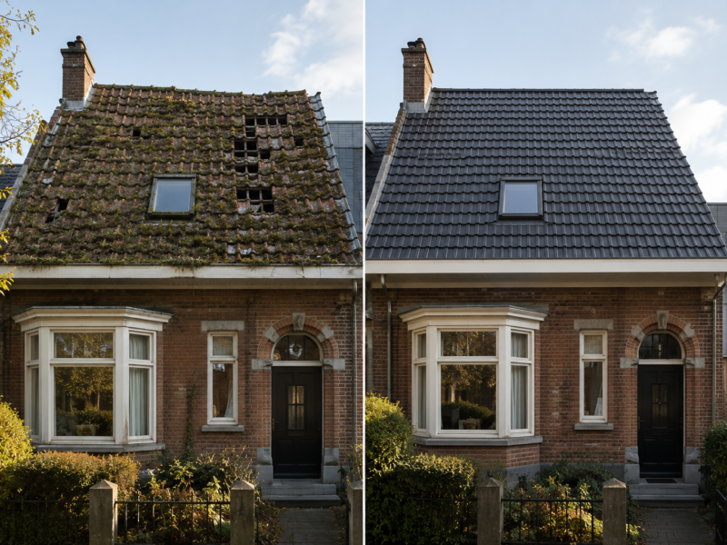 Rénovation complète de toiture à Uccle